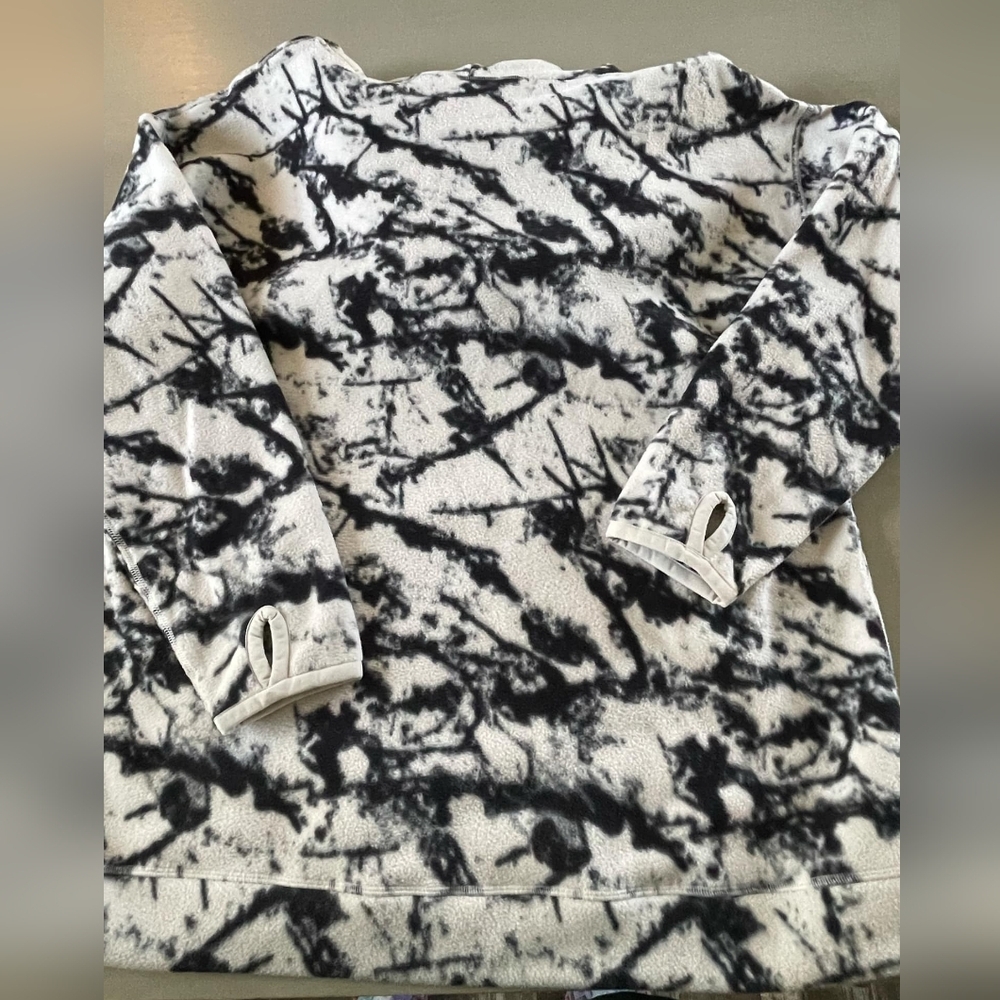 Nwt zella all day fleece tie dye pullover hoodie sweatshirt size medium - Picture 2 of 4